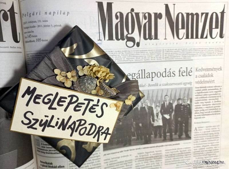 1968 April 4 / Hungarian nation / for birthday :-) original, old newspaper no.: 18183