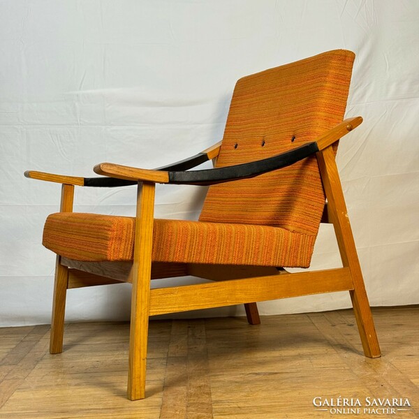 Heczendorfer László retro fotel + lábtartó 1960