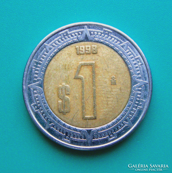 Mexico - 1 peso - 1998