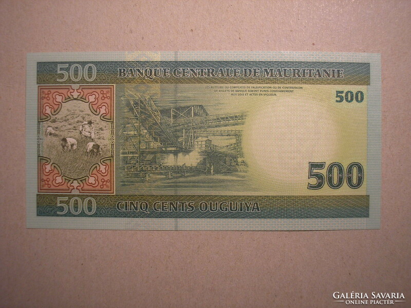 Mauritania-500 ouguiya 2006 unc
