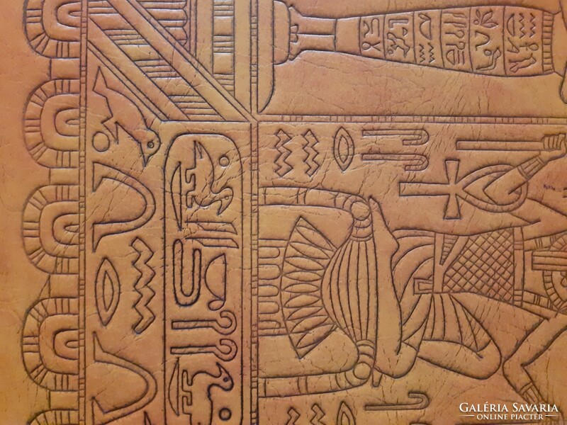 Egyiptomi motívumos fotóalbum. 26x30 cm
