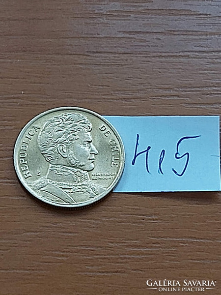 Chile 10 pesos 1996 nickel brass bernardo o'higgins #415