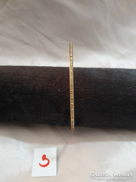 Réz vintage karkötő. 6,5 x 0,3 cm.