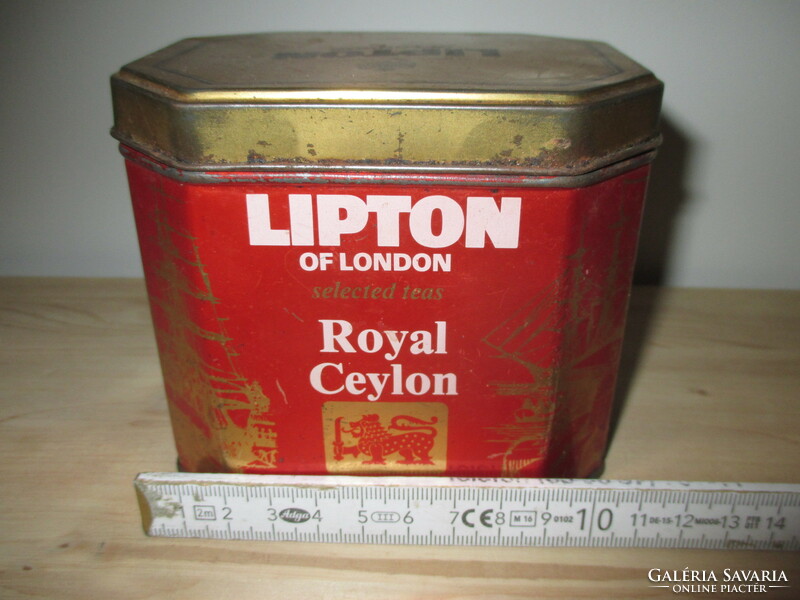 Lipton, fém teás doboz