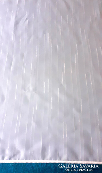 Elegant white voile curtain..