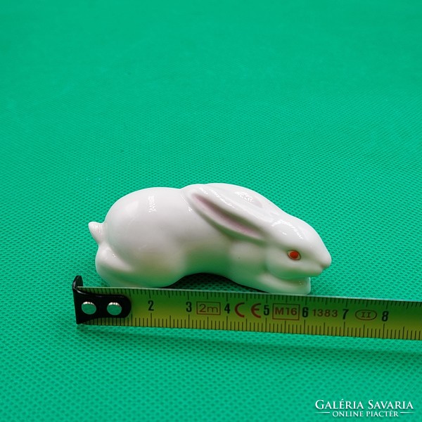 Kőbánya (drasche) porcelain rabbit, bunny figure