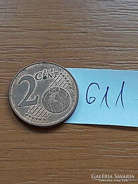 Austria 2 euro cent 2018 snow penny 611