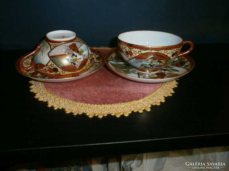 Japanese porcelain cup and saucer 1pc.