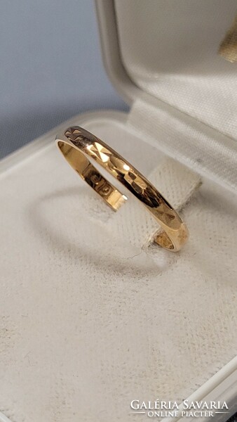 (8) 14K gold wedding ring, wedding ring 1.15 g