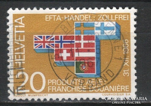 Svájc 1861 Mi 852      0,30 Euró