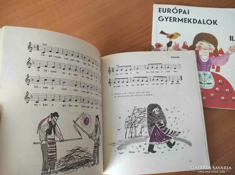 European children's songs i-ii.