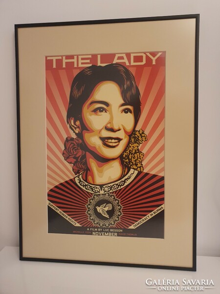 Luc Besson "The Lady" film plakát keretben