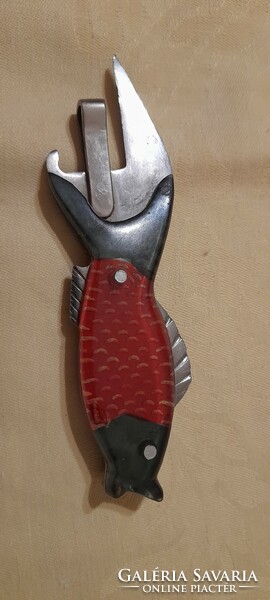 Fish-shaped beer opener can opener 13cm