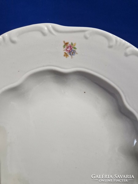 Zsolnay floral deep plate