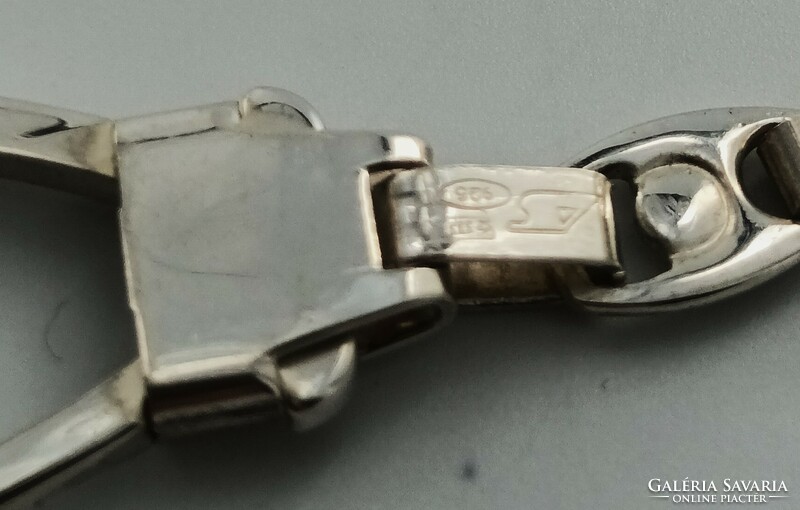 Ezüst kulcstartó arannyal 925-ös ezüstből