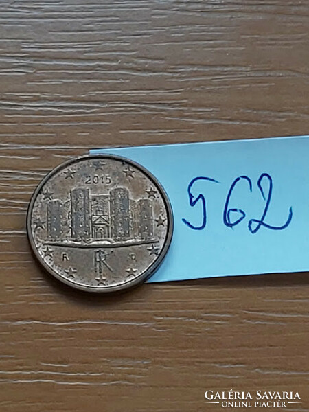 Italy 1 euro cent 2015 castel del monte (Apulia) 562