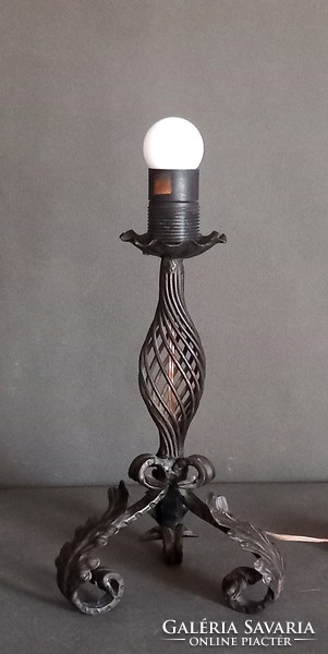 Antique wrought iron table lamp negotiable design