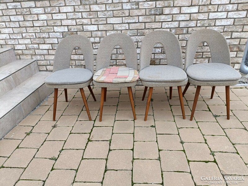 Cseh Antonin Suman kárpitozott székek MID century retró csehszlovák