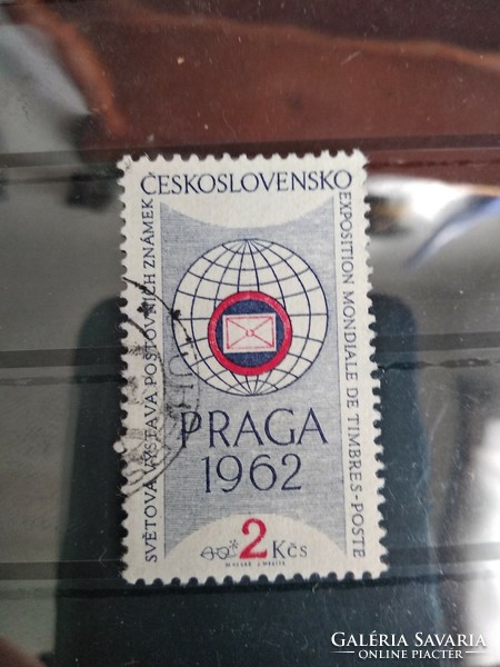 Csehszlovákia, 1962, bélyegkiálitás, 2 korona