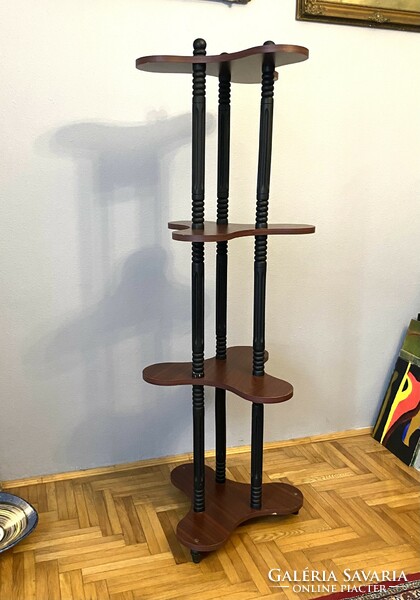 1980 Circa 4-story flower stand with shelves 166 cm