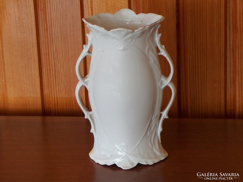 Very old interesting porcelain colored porcelain vase