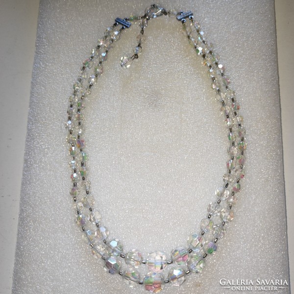 Aurora borealis crystal necklaces at a good price! 38 +6cm