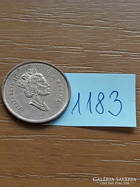 Canada 1 cent 2001 ii. Queen Elizabeth, zinc with copper coating 1183