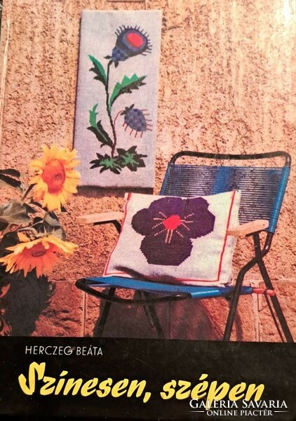 Herczeg: beautifully colored, needlework book,