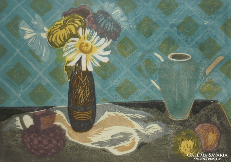Károlyi Ernő (1923-2016) : Fekete asztal