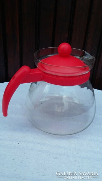Glass teapot, jug
