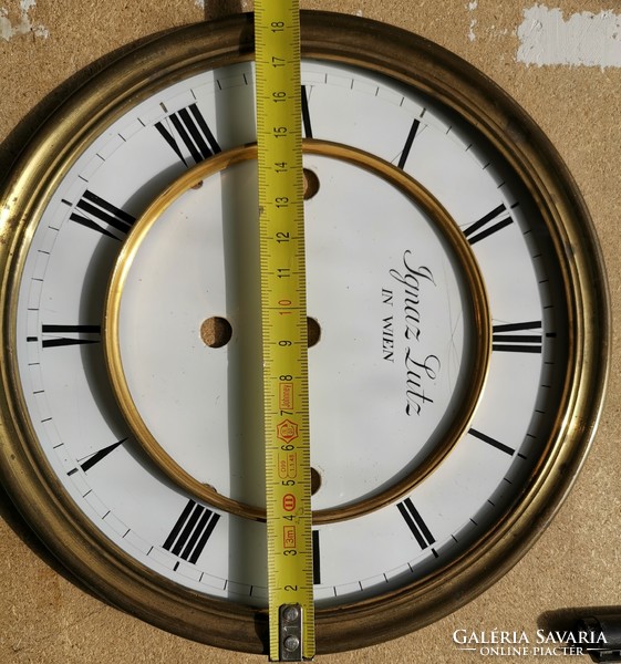 Wall clock porcelain / enamel dial for quarter strike mechanism 4.