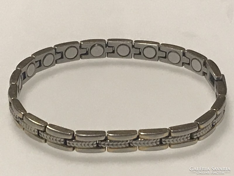 Sabona stainless steel bracelet, 19 cm