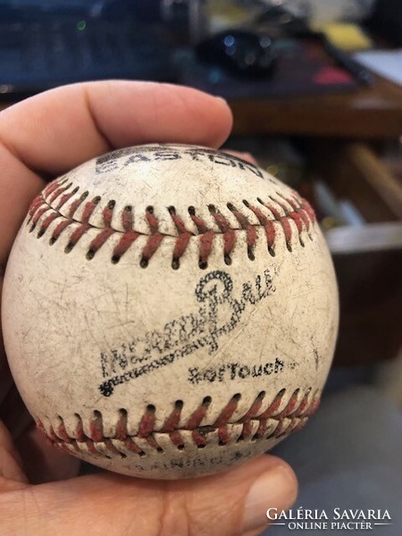 Vintage baseball labda az 50-es évekből, bőr, Easton.