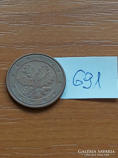 NÉMETORSZÁG 5 EURO CENT 2007  / A  691