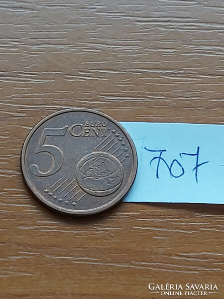 Ireland 5 euro cent 2004 harp 707