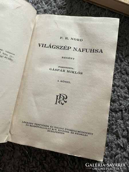 1930, Ragyogó Regénytár, Tolnai Világlapja kiadványa, 8 db könyv