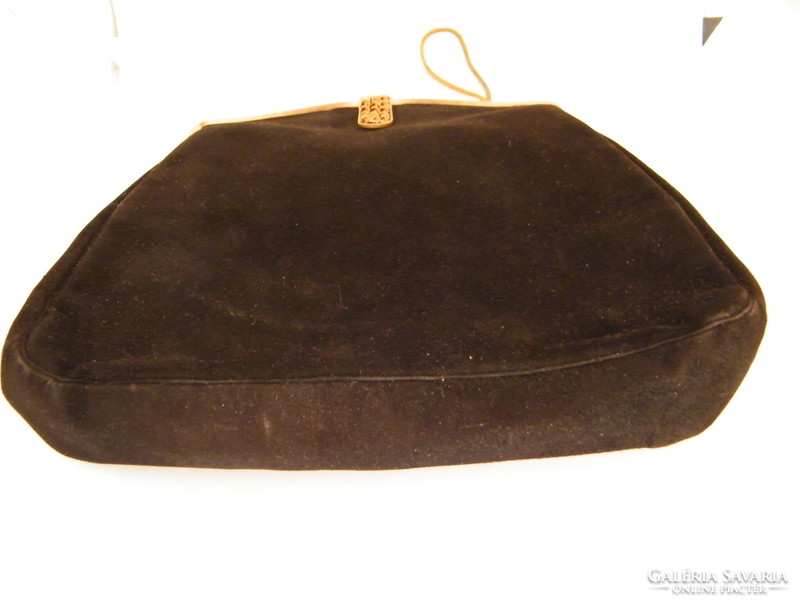 Vintage deerskin handbag, theater bag