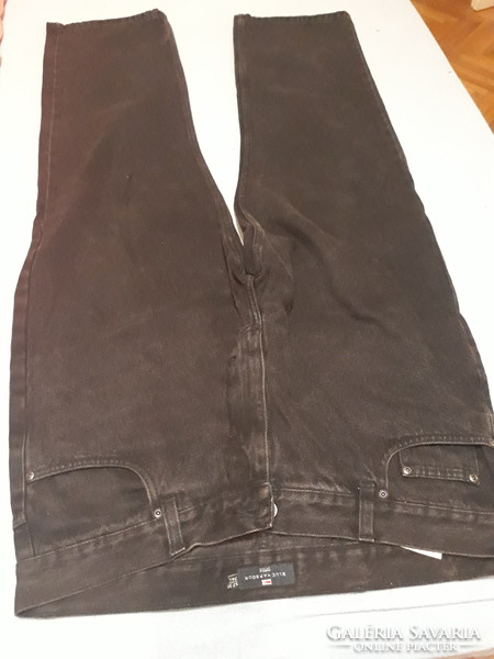 Blue harbor (marks&spencer), jeans, dark black, approx. 52-Es.