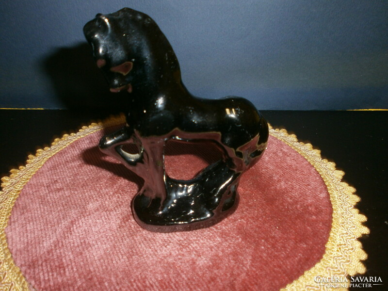 Ceramic horse figurine