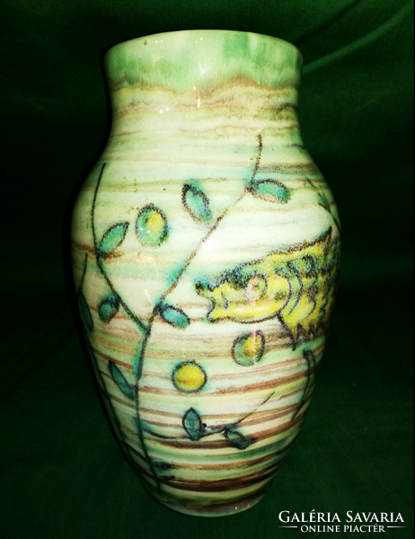 Rare collector's gorka vase zsolnay!