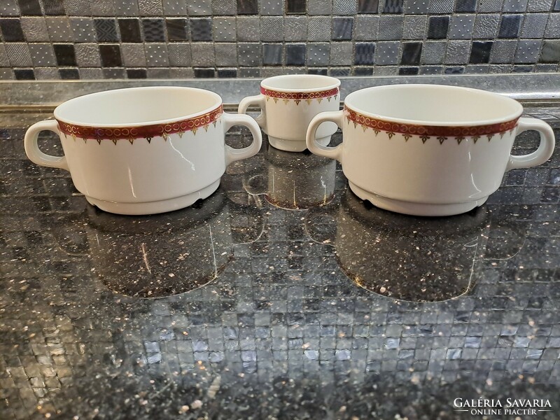 Alföldi porcelán leveses csészék ajándék mokkás csészével