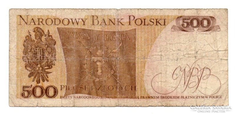 500       Złoty     1976   Lengyelország
