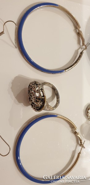 Older bracelets, earrings, rings