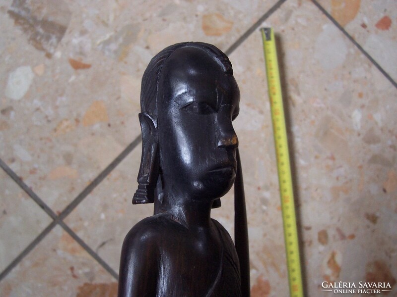 African warrior statue