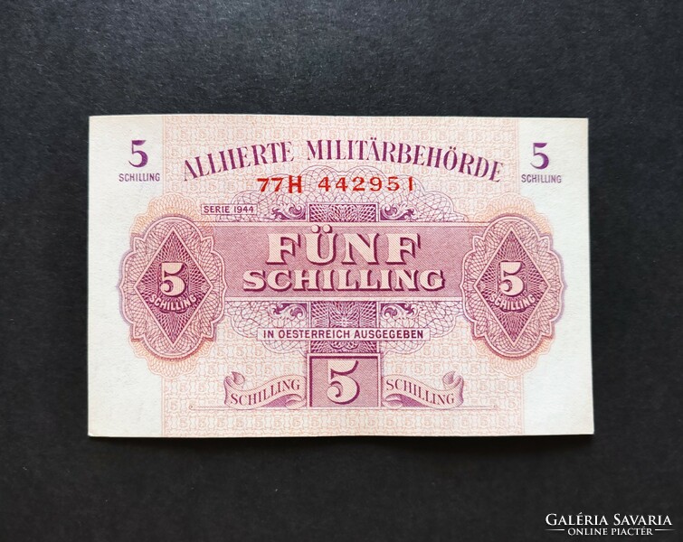 Ausztria 5 Schilling 1944, EF+