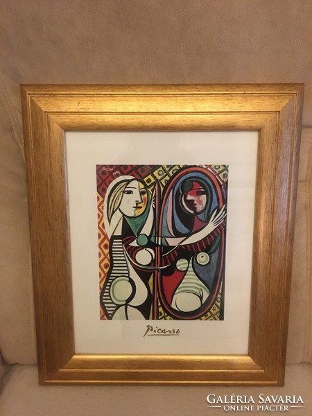 Picasso nyomat keretben