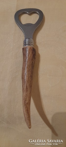 Opener with antler handle 14cm