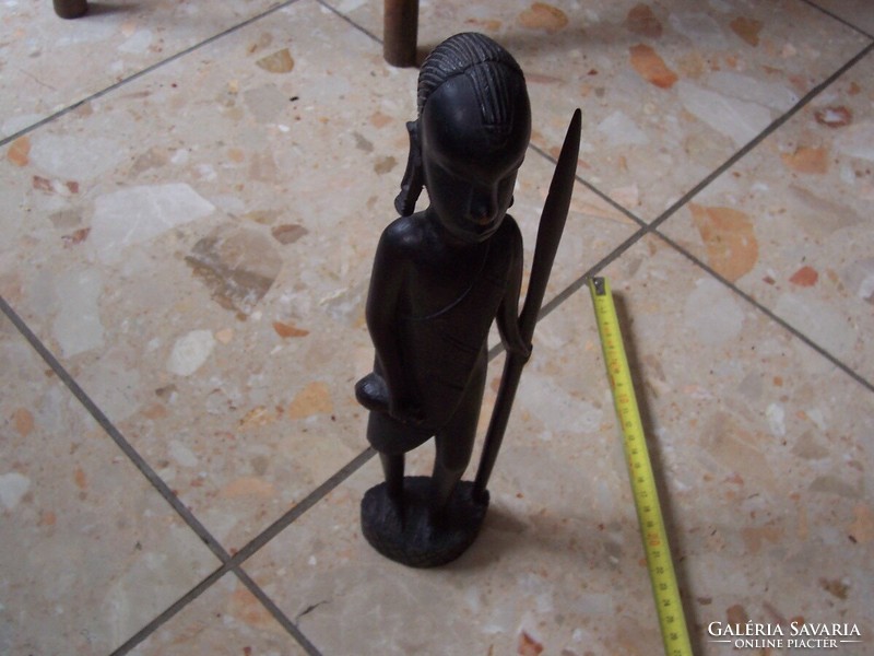 African warrior statue