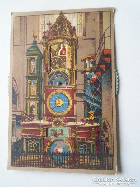 D201716 strasbourg - the cathedral clock with moving pictures 1910k
