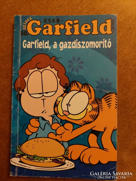 Jim Davis: Garfield, ​a gazdiszomorító, Zseb-Garfield 50., képregény (Akár INGYENES szállítással)